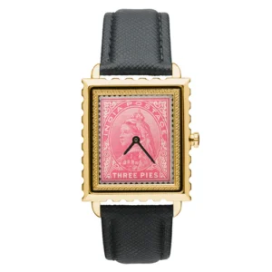 Queen Victoria Stamp Golden Watch